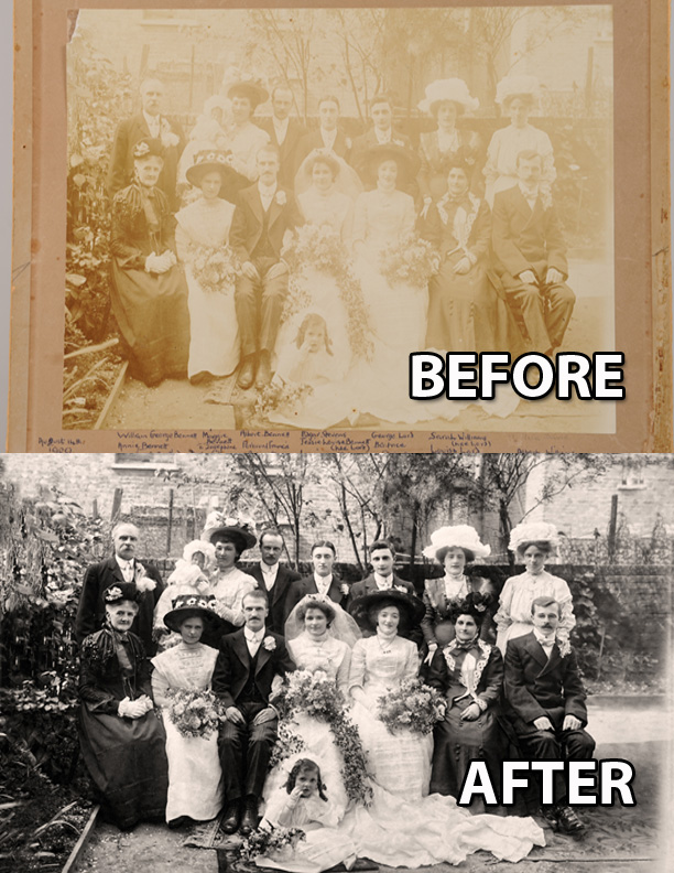photograph restoration in sheffield